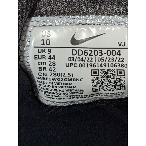 Nike Men's Air Winflo Old Royal-Racer Running Shoes Blue Black Sz 10 DD6203-004 - Picture 4 of 10